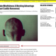 Author byline example on Fast Company article by Aaron Orendorff.