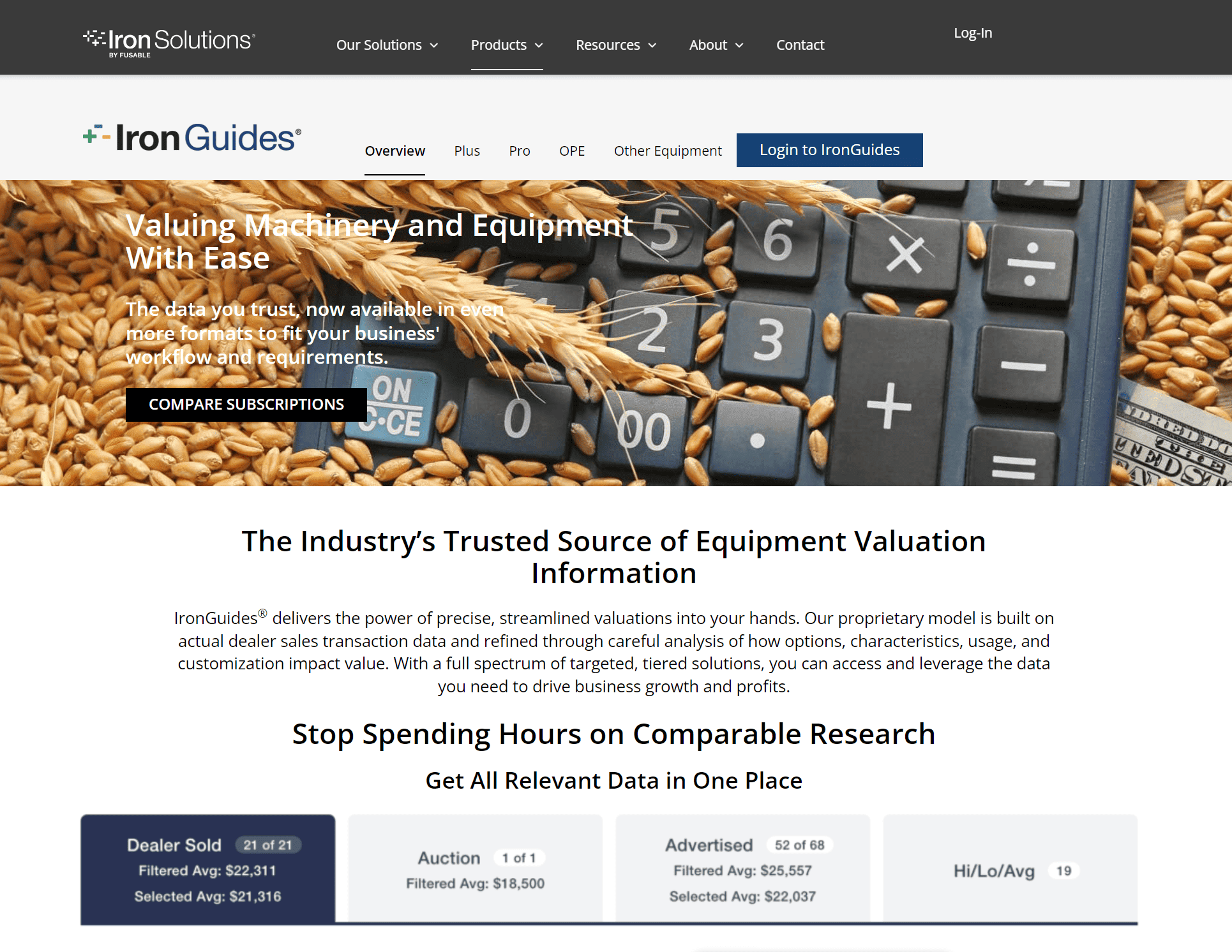 Page with feature image that competes with the text at the top of the page